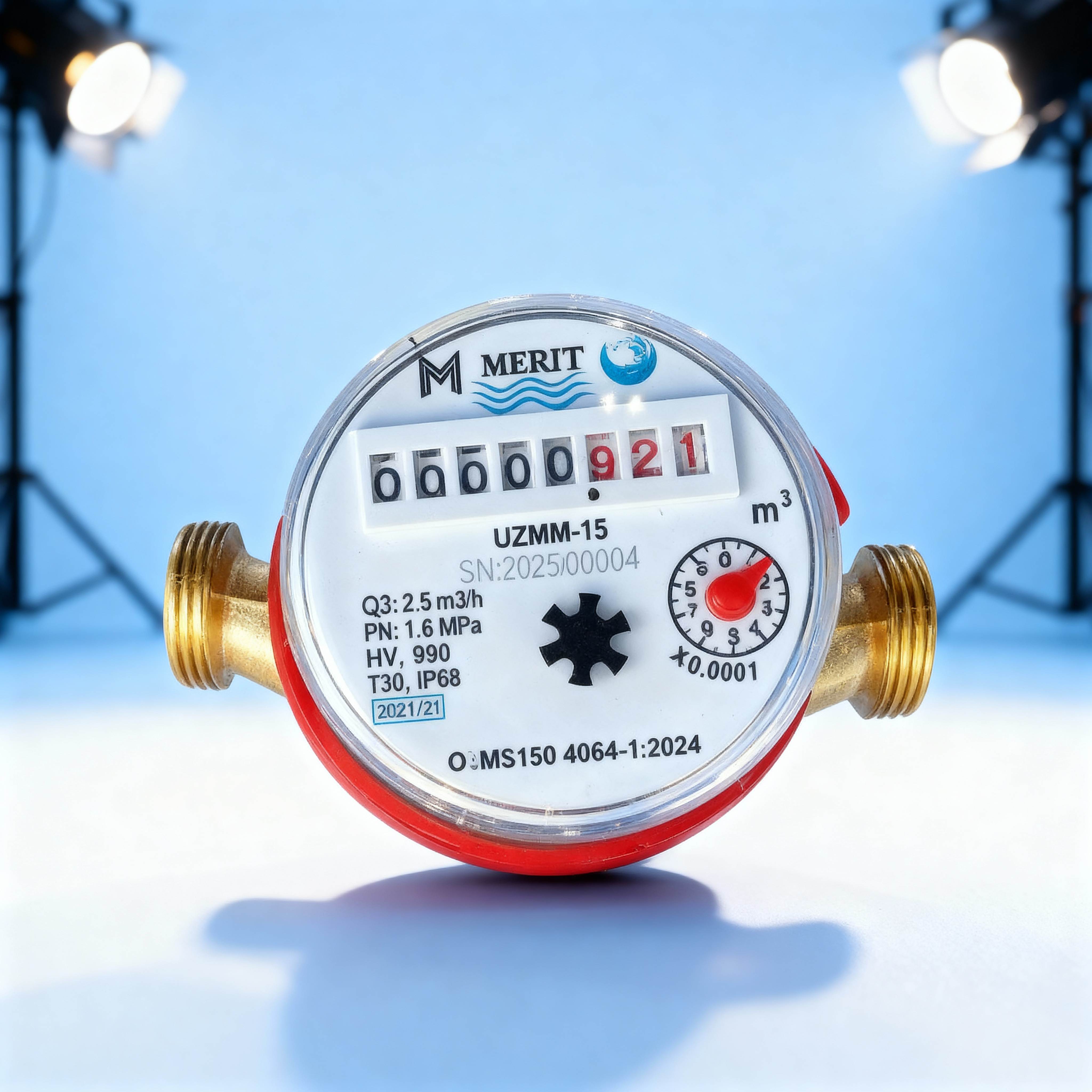 MERIT mexanik suv hisoblagichi DN=15 mm