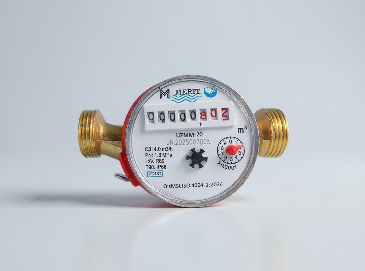 MERIT mexanik suv hisoblagichi DN=20 mm